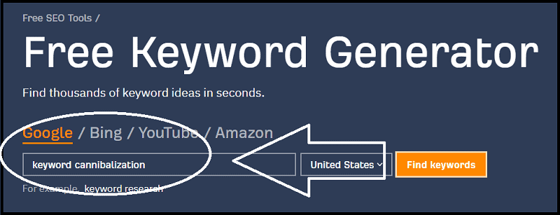 Free keyword generator tool by Ahrefs