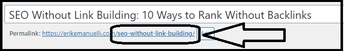 Placing the long-tail keyword in the URL of the content is a good SEO strategy