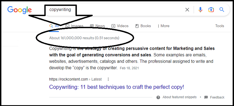 Search results for the query "copywriting"