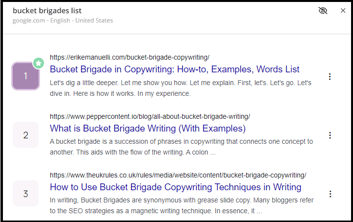 Using Wincher to check keyword ranking and position on Google